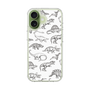 スリムプロテクションケース［ Dinosaurs No.2 - White ］