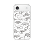スリムプロテクションケース［ Dinosaurs No.2 - White ］