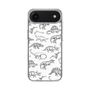 スリムプロテクションケース［ Dinosaurs No.2 - White ］