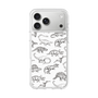 スリムプロテクションケース［ Dinosaurs No.2 - White ］