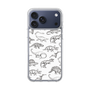 スリムプロテクションケース［ Dinosaurs No.2 - White ］