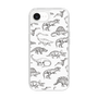 スリムプロテクションケース［ Dinosaurs No.2 - White ］