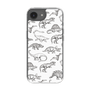 スリムプロテクションケース［ Dinosaurs No.2 - White ］