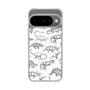 スリムプロテクションケース［ Dinosaurs No.2 - White ］