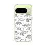 スリムプロテクションケース［ Dinosaurs No.2 - White ］