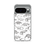 スリムプロテクションケース［ Dinosaurs No.2 - White ］