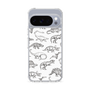 スリムプロテクションケース［ Dinosaurs No.2 - White ］