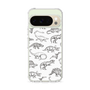 スリムプロテクションケース［ Dinosaurs No.2 - White ］