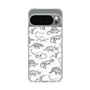 スリムプロテクションケース［ Dinosaurs No.2 - White ］