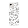 スリムプロテクションケース［ Dinosaurs No.2 - White ］