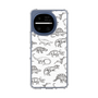 スリムプロテクションケース［ Dinosaurs No.2 - White ］