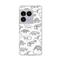 スリムプロテクションケース［ Dinosaurs No.2 - White ］