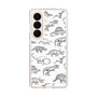 スリムプロテクションケース［ Dinosaurs No.2 - White ］