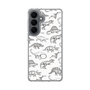 スリムプロテクションケース［ Dinosaurs No.2 - White ］