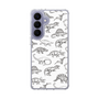 スリムプロテクションケース［ Dinosaurs No.2 - White ］