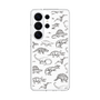 スリムプロテクションケース［ Dinosaurs No.2 - White ］