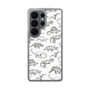 スリムプロテクションケース［ Dinosaurs No.2 - White ］