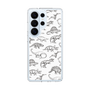 スリムプロテクションケース［ Dinosaurs No.2 - White ］