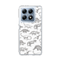 スリムプロテクションケース［ Dinosaurs No.2 - White ］