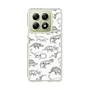スリムプロテクションケース［ Dinosaurs No.2 - White ］