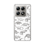 スリムプロテクションケース［ Dinosaurs No.2 - White ］