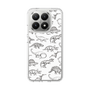 スリムプロテクションケース［ Dinosaurs No.2 - White ］