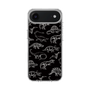 スリムプロテクションケース［ Dinosaurs No.2 - Black ］