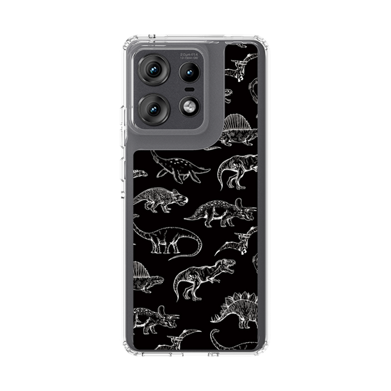 スリムプロテクションケース［ Dinosaurs No.2 - Black ］