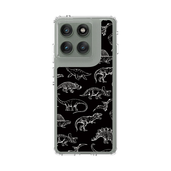 スリムプロテクションケース［ Dinosaurs No.2 - Black ］