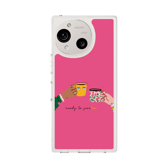 スリムプロテクションケース［ Teatime - Pink ］