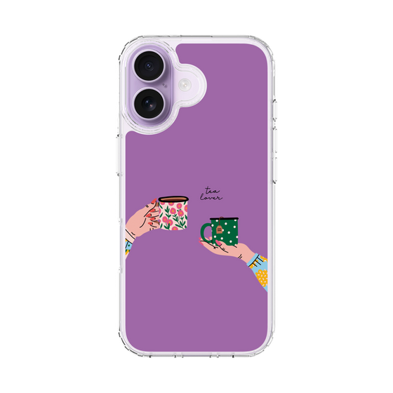スリムプロテクションケース［ Teatime - Purple ］