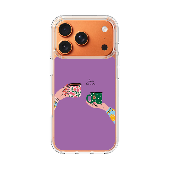 スリムプロテクションケース［ Teatime - Purple ］