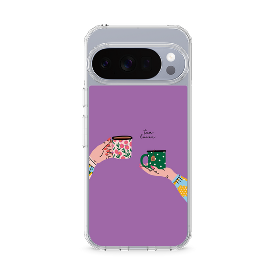 スリムプロテクションケース［ Teatime - Purple ］