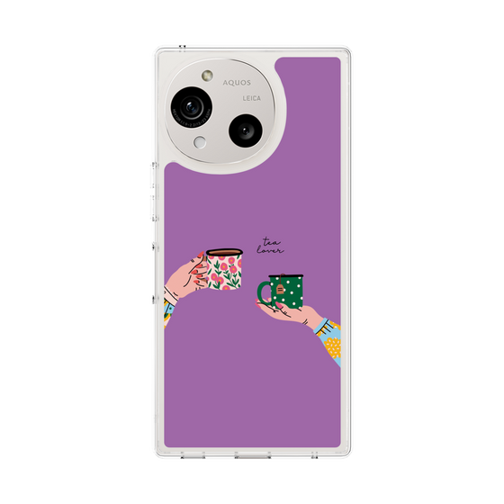 スリムプロテクションケース［ Teatime - Purple ］
