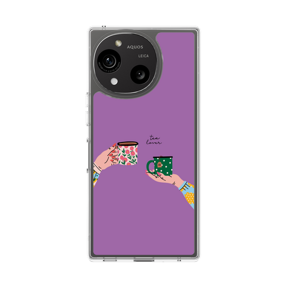 スリムプロテクションケース［ Teatime - Purple ］