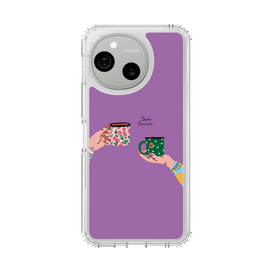 スリムプロテクションケース［ Teatime - Purple ］