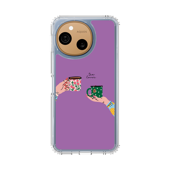 スリムプロテクションケース［ Teatime - Purple ］