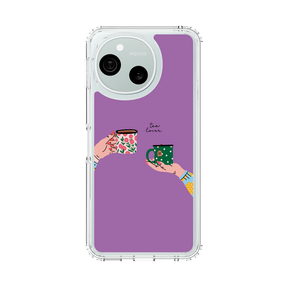 スリムプロテクションケース［ Teatime - Purple ］