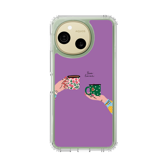 スリムプロテクションケース［ Teatime - Purple ］