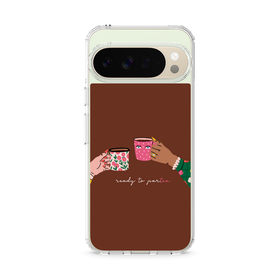 スリムプロテクションケース［ Teatime - Brown ］