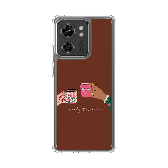 スリムプロテクションケース［ Teatime - Brown ］