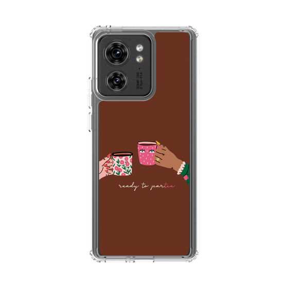 スリムプロテクションケース［ Teatime - Brown ］