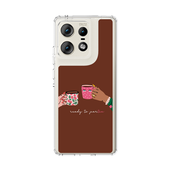 スリムプロテクションケース［ Teatime - Brown ］