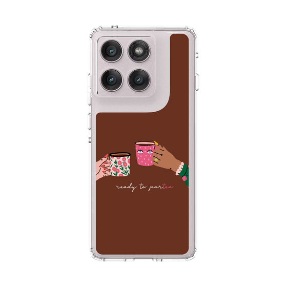 スリムプロテクションケース［ Teatime - Brown ］