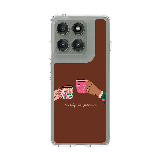 スリムプロテクションケース［ Teatime - Brown ］