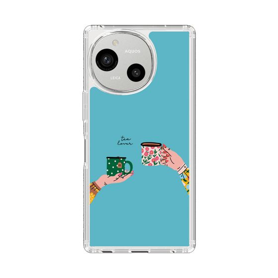 スリムプロテクションケース［ Teatime - Blue ］