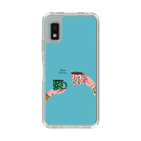 スリムプロテクションケース［ Teatime - Blue ］