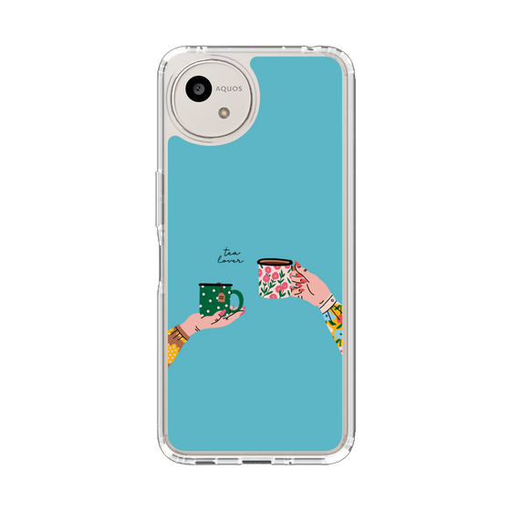 スリムプロテクションケース［ Teatime - Blue ］