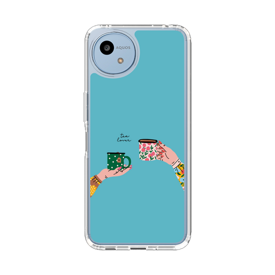 スリムプロテクションケース［ Teatime - Blue ］