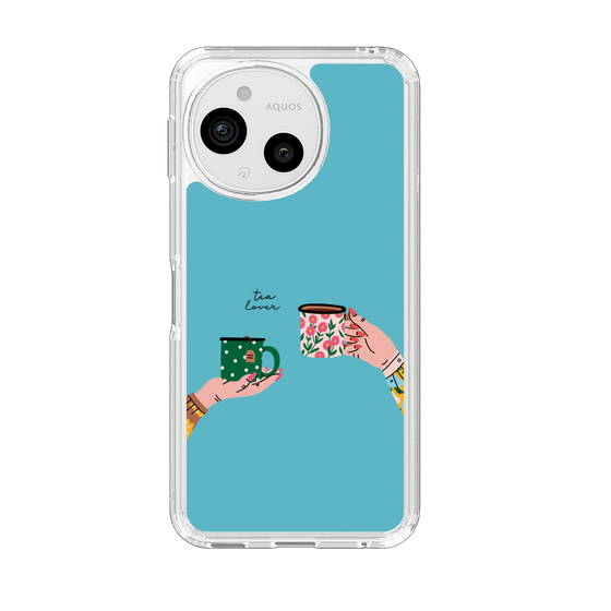 スリムプロテクションケース［ Teatime - Blue ］